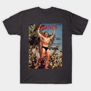 ADONIS Magazine - Vintage Physique Muscle Male Model Magazine Cover T-Shirt